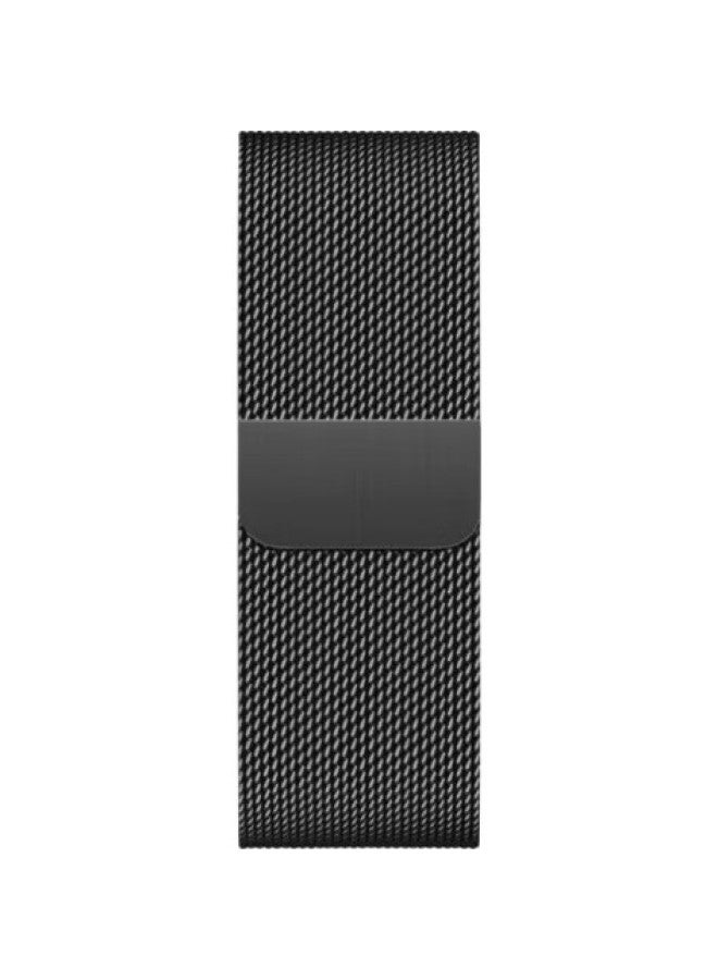 KOVOL Milanese Magnetic Replacement Metal Band For Xiaomi Mi Band 9 Pro/8 Pro, Redmi Watch 5/4 - Black - Image 2