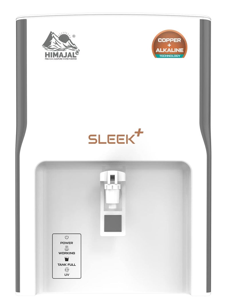 HIMAJAL PREMIUM ALKALINE RO PURIFIER Himajal Sleek Ro Copper Alkaline UV Technology Water Purifier White - Image 2