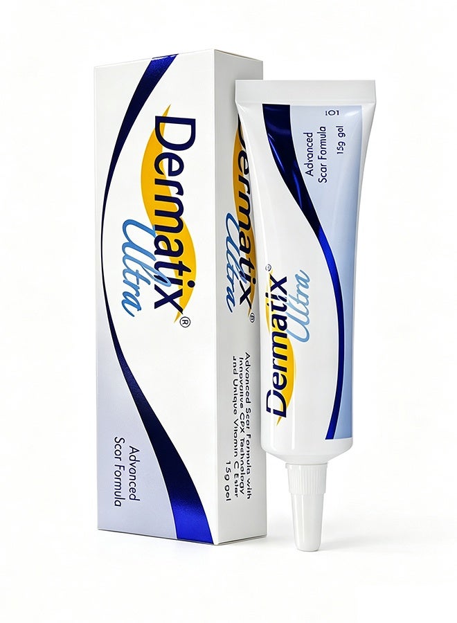 Dermatix Advanced Scar Gel For Cosmetic Improvement of Scars, Fast Drying and Unique Silicone Gel Formulation, Used For Treatment of Keloids, Surgical and Hypertrophic Scars, Suitable For Sensitive Skin,15g - Image 1