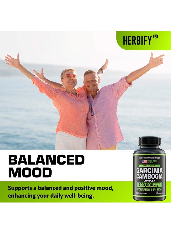 HERBIFY هيربيفي Garcinia Cambogia مكمل دعم العافية للنساء والرجال - مستخلص عشبي بخصائص مضادة للأكسدة - معزز للطاقة للحيوية اليومية ودعم الهضم - 60 حبة - Image 4