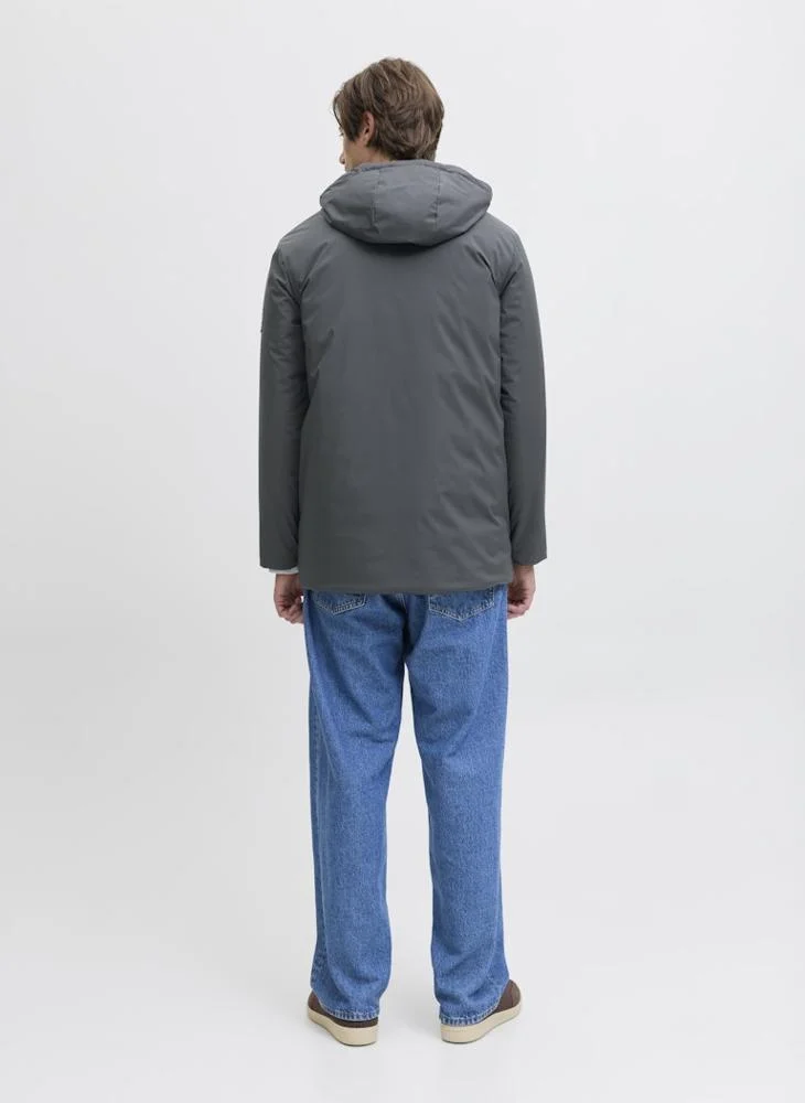 JJ Rebel Casual Parka Zip Through Jacket