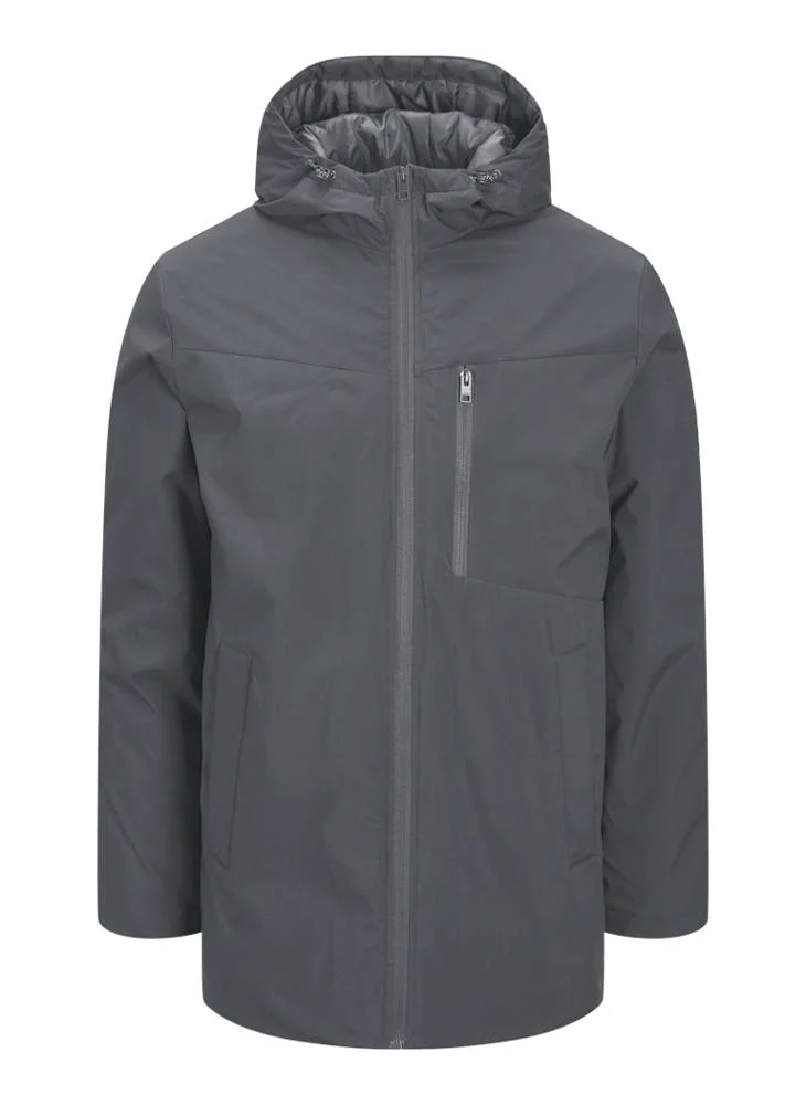 JJ Rebel  Casual Parka Zip Through Jacket for Men | Best Price UAE