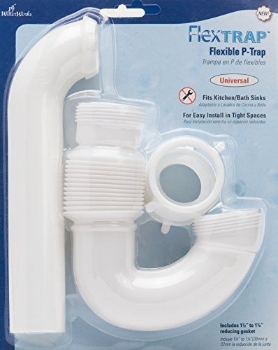 PermaFLOW PF WaterWorks FlexTRAP Expandable and Flexible P-Trap - Universal (1-1/2-Inch or 1-1/4-Inch x 1-1/2-Inch); PF0704 - Image 2
