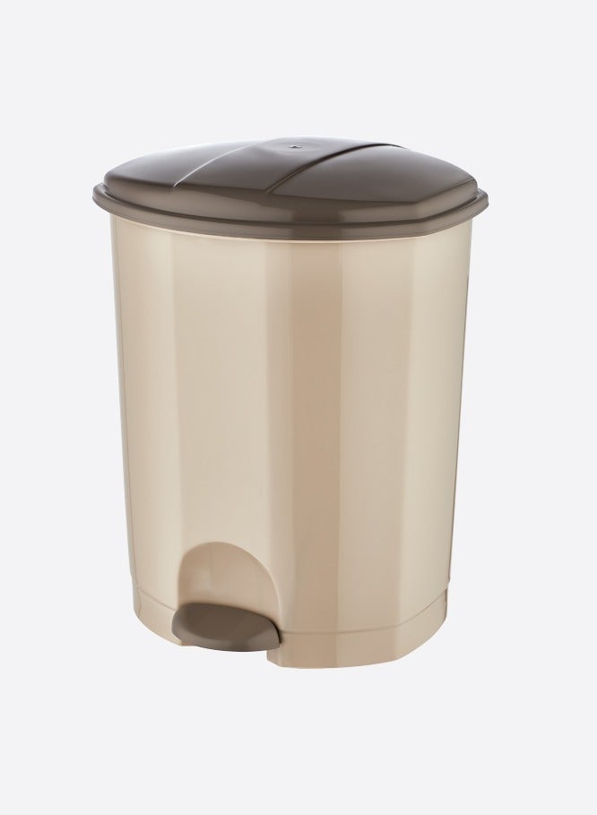 سلة مهملات بلاستيك بدعسة 18 ليتر 30x30x39 سم