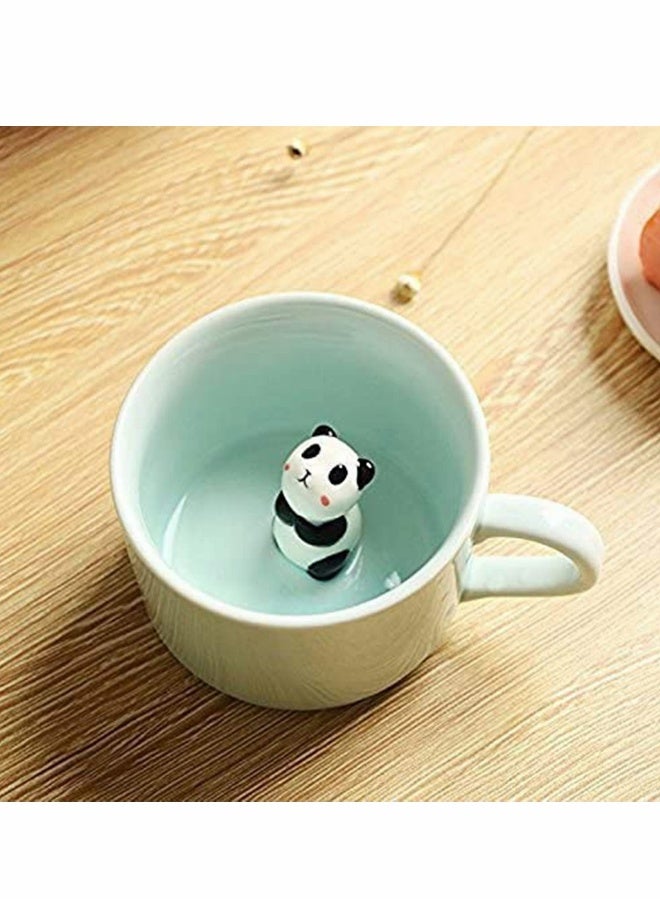 Panda Ceramic Cup, Coffee Milk Tea Ceramic Mugs,3D Animal Cups | Hidden Animal Inside |Best Gift for Morning Drink Weddings Birthdays Father's Day - Image 5