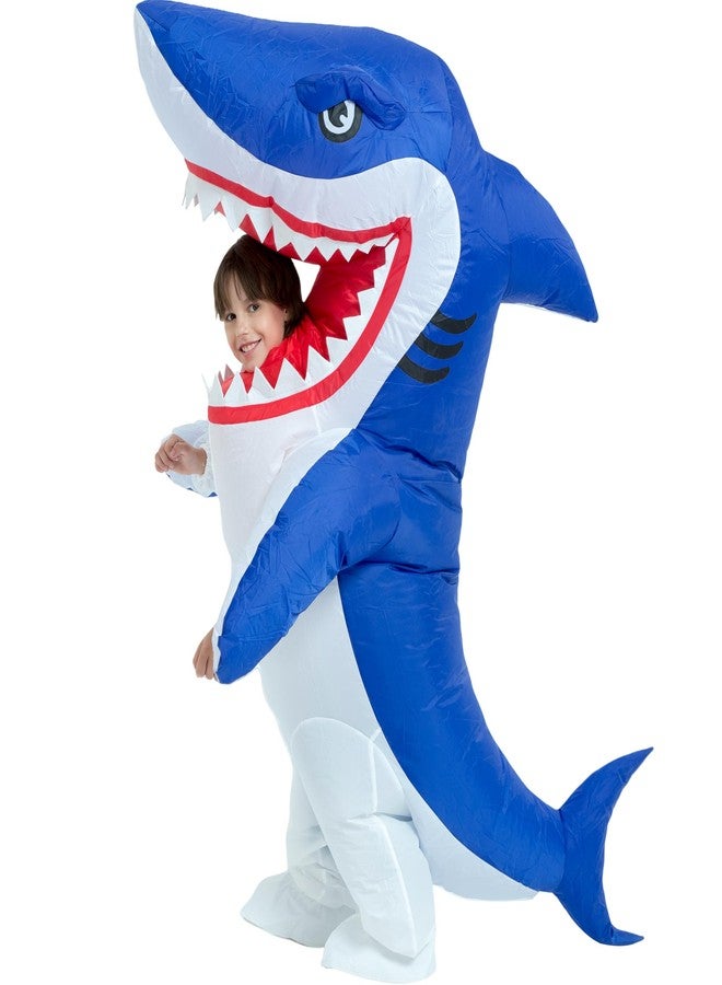 One Casa Blow Up Party Costume,Inflatable Costumes for Kids, Full Body Shark Costume,Halloween Costumes for Boys Girls (4-5YRS) - Image 4