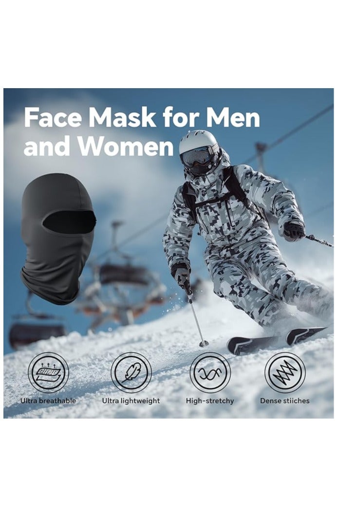 INSIJAM 3 Pack Balaclava Face Mask Ice Silk UV Protection Mask Ice Silk with Summer Neck Gaiter for Men and Women Sun Hood Cycling Climing Running - Image 5