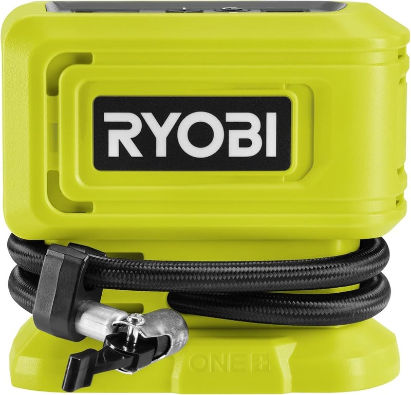 Ryobi - 18 V One+ 11 Bar Wireless Compressor - Tyre and Ball Inflation - Comes with 3 Tips (without Battery) - RPI18 - Image 3