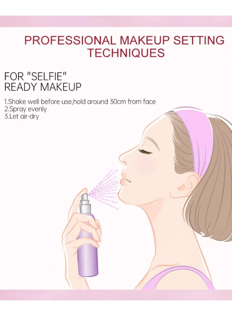 ZEESEA ZEESEA Long Lasting Gloss Setting Spray - PINK