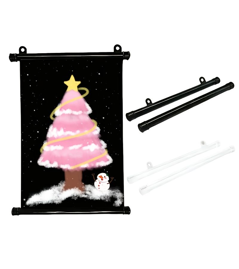 1PC DIY Diamond Painting Hanging Frame Poster Holder Black 53cm 20 87in Scroll Non Magnetic Oil Painting Picture Frame Home Decoration - Image 4