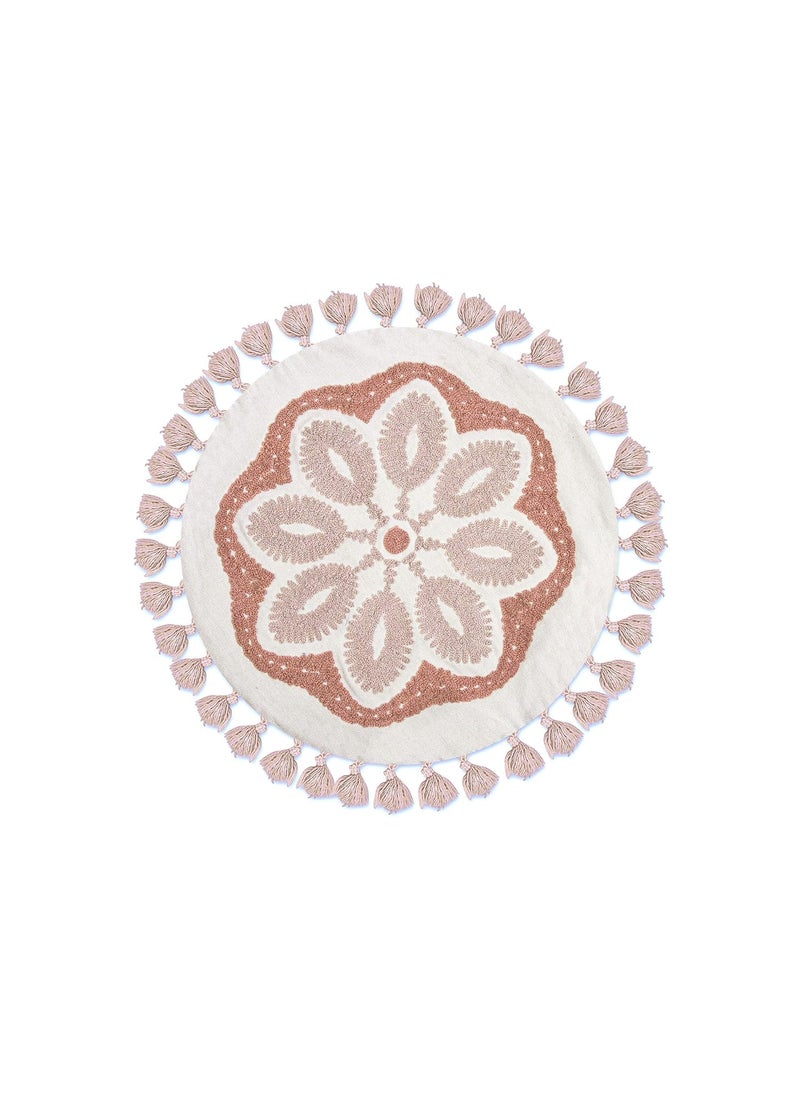 Crane BABY Crane Baby Room Decorative Pillow (Size: 30 x 30 cm, 0+ Months, Mandala, Parker Collection)  - Image 1