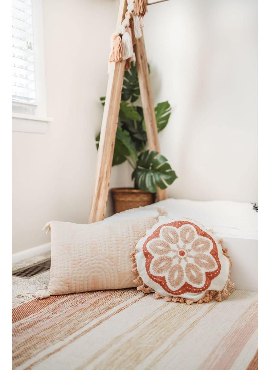 Crane BABY Crane Baby Room Decorative Pillow (Size: 30 x 30 cm, 0+ Months, Mandala, Parker Collection)  - Image 4