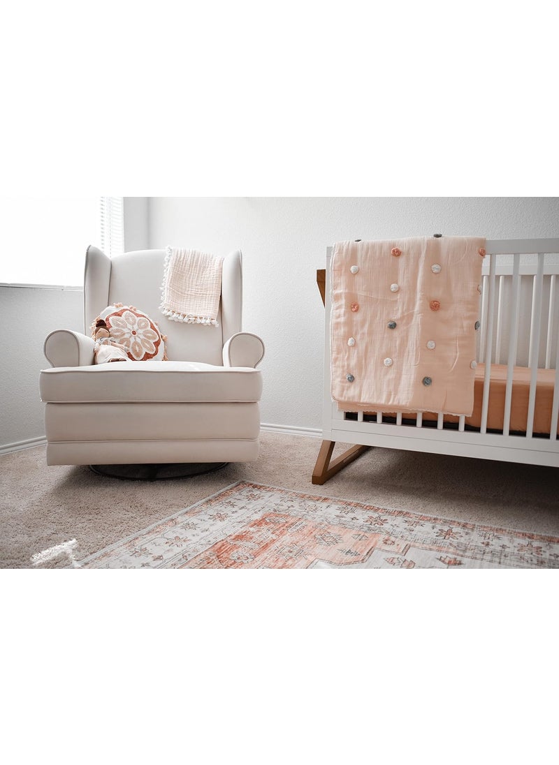 Crane BABY Crane Baby Room Decorative Pillow (Size: 30 x 30 cm, 0+ Months, Mandala, Parker Collection)  - Image 2