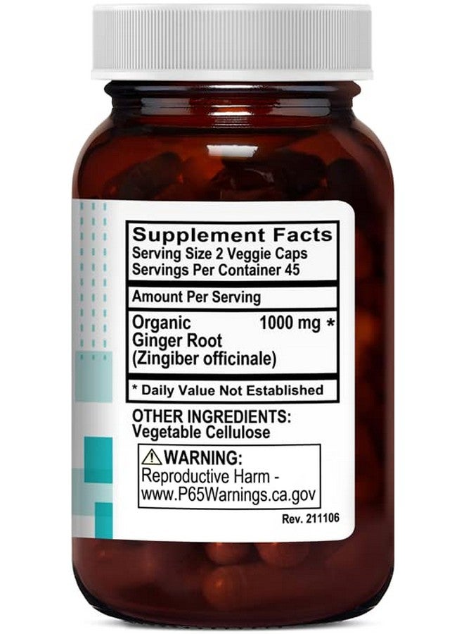 Kovite Ginger 1000 Mg Organic Ginger Root Per Serving 90 Capsules Kosher And Vegetarian - Image 4