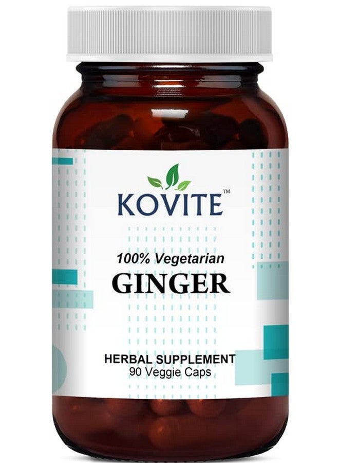 Kovite Ginger 1000 Mg Organic Ginger Root Per Serving 90 Capsules Kosher And Vegetarian - Image 2