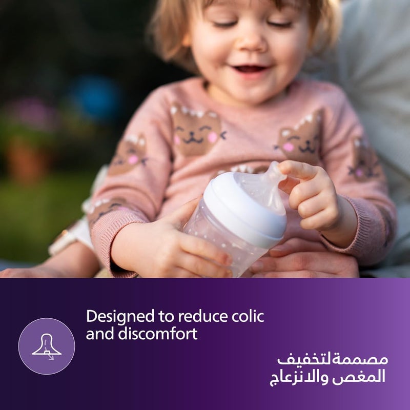 آفينت حلمة زجاجة رضاعة الأطفال فيليبس أفنت Natural Response، T6، 2 حلمة - Image 2