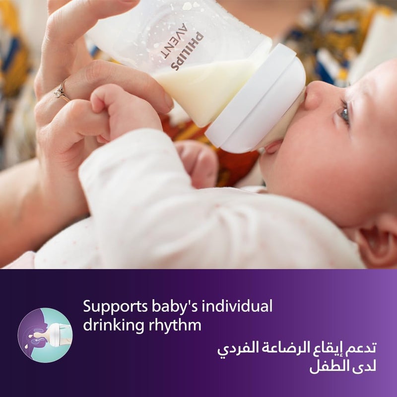 آفينت حلمة زجاجة رضاعة الأطفال فيليبس أفنت Natural Response، T6، 2 حلمة - Image 3
