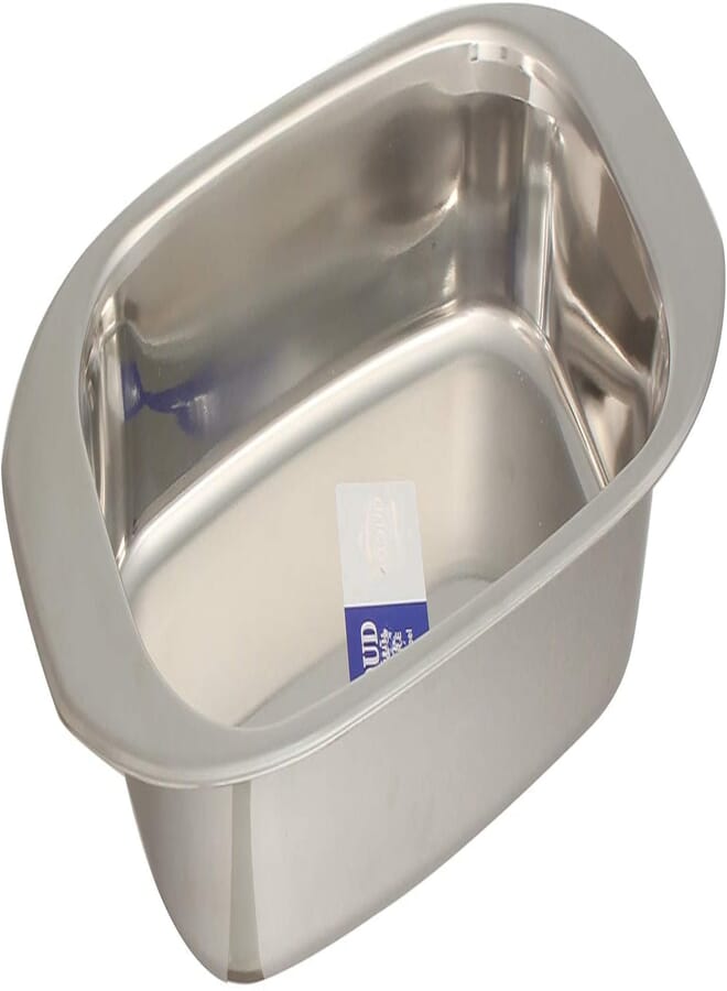 Aboud 18/10 stainless steel rectangle casserole (1) - silver