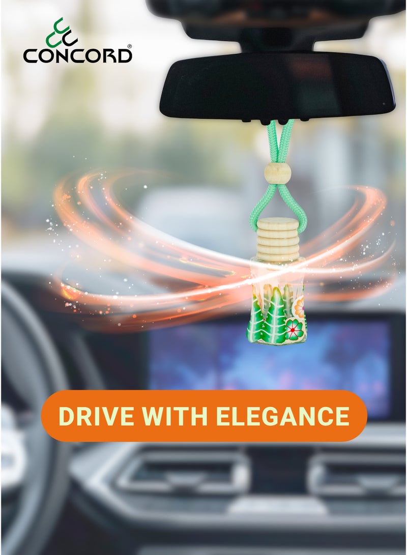 CONCORD - Car and Home Hanging Air freshener, 10ml | Honeydew Melon Fragrance, 60 Days Lasting* | Limited Time Offer: PACK OF 2 - Image 5
