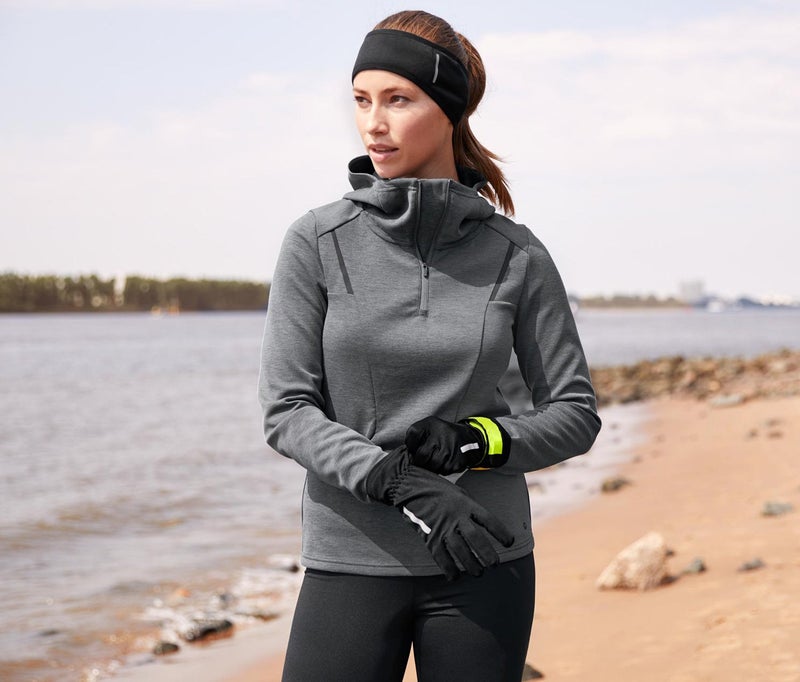 Tchibo Women Running Gloves, Black - Image 1