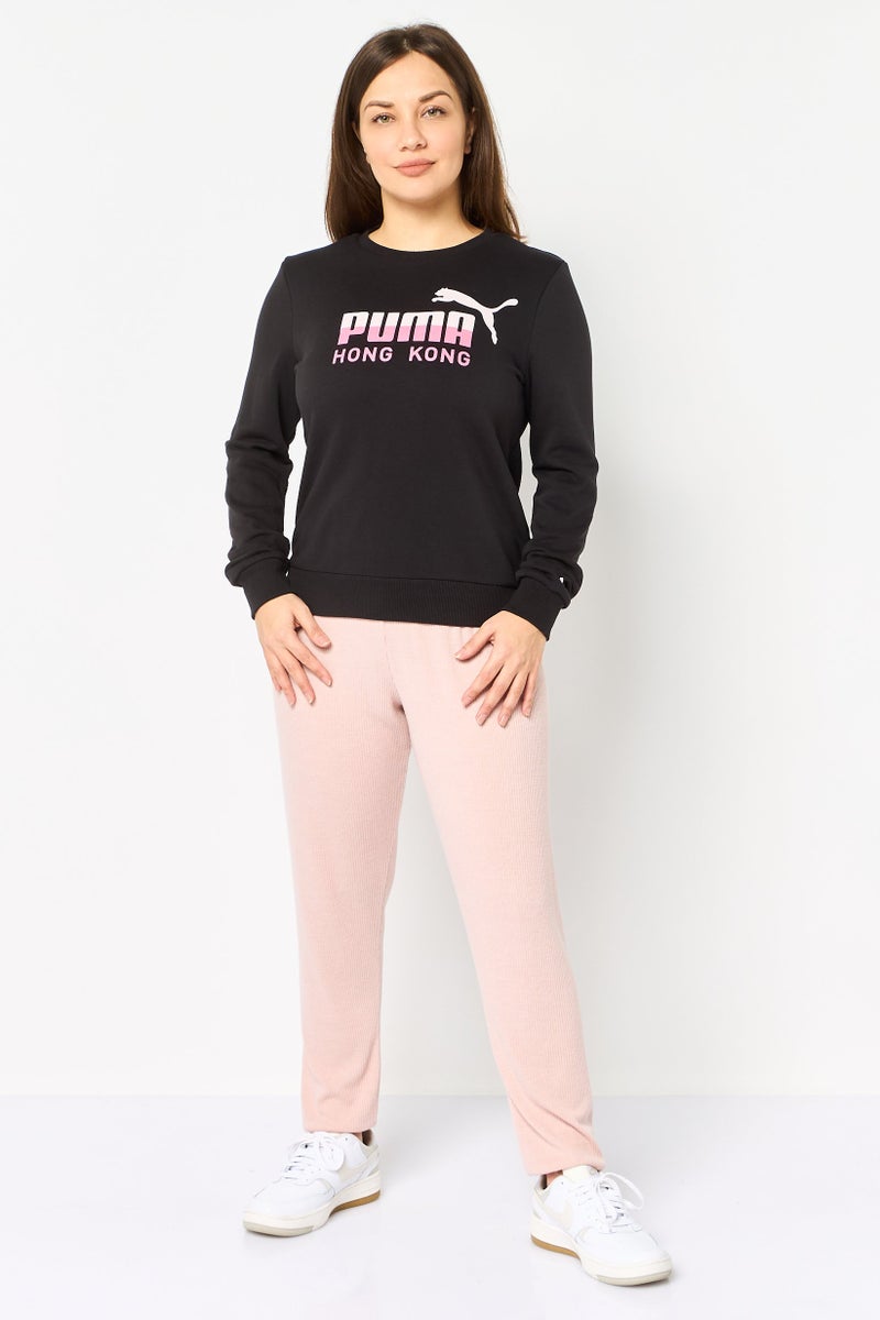PUMA Women Sportswear Fit Long Sleeve Outdoor Sweatshirt, Black - Image 2