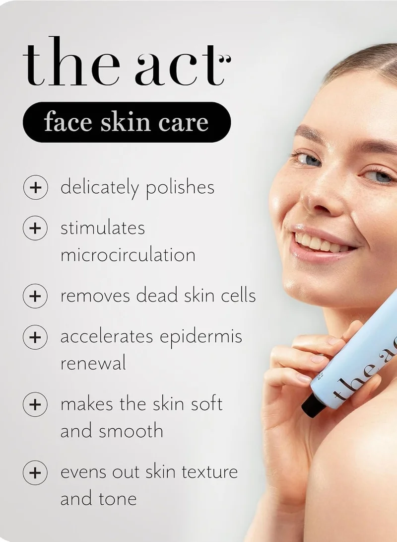 The Act The Act “Glow Polish” 65 ml Exfoliating Face Scrub – Radiance Boost with Niacinamide, Baking Soda & Vitamin E