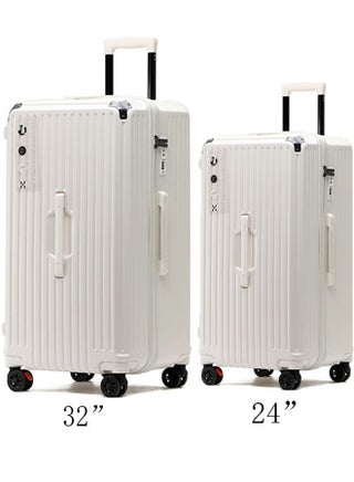 Set Of 2 Premium Expandable Aluminum Frame ABS And PC Suitcase With USB Charging Port And C Type And 5 Wheel 24/32 Inch - pzsku/Z7D9AD74149065072C58AZ/45/_/1694172136/e402f0b5-5a18-4623-b709-101b17136a1d