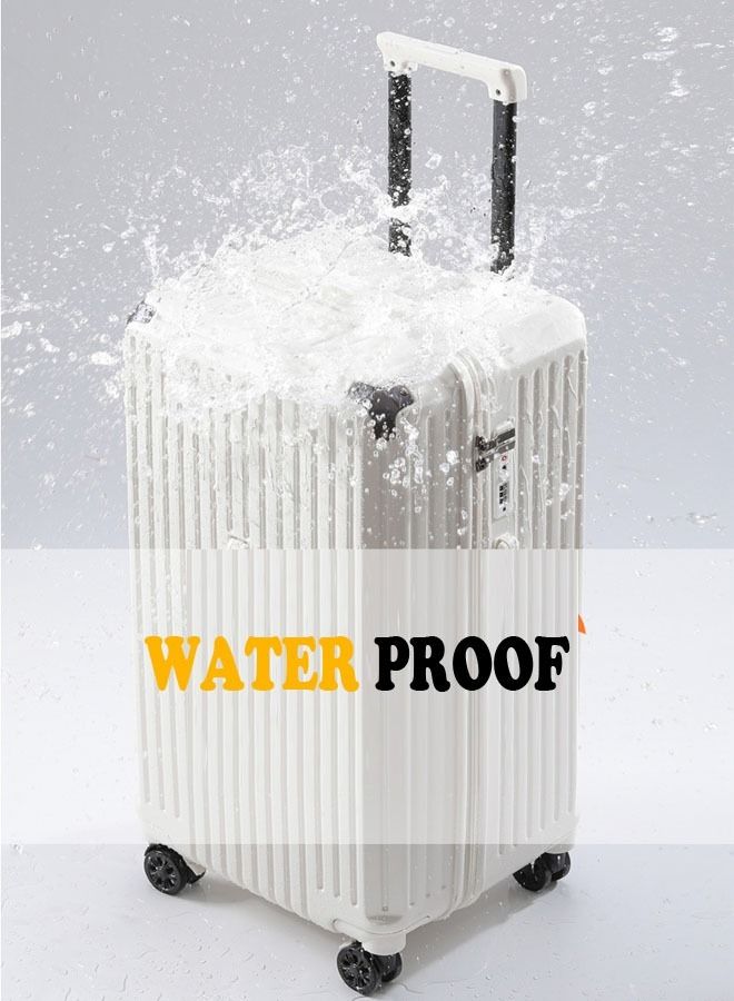 Set Of 2 Premium Expandable Aluminum Frame ABS And PC Suitcase With USB Charging Port And C Type And 5 Wheel 24/32 Inch