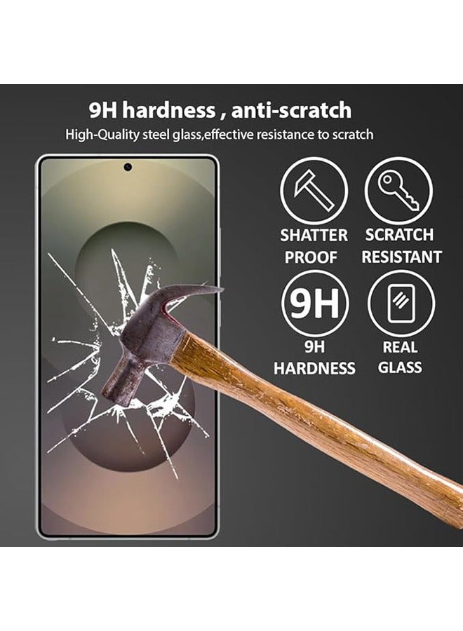 2 Pack  Samsung Galaxy S25 Ultra 5G Screen Protector, 9H Tempered Glass Screen Protector for  Samsung Galaxy S25 Ultra 5G, Full Coverage Bubble-Free Tempered Film, Anti-Scratch Film - Image 2