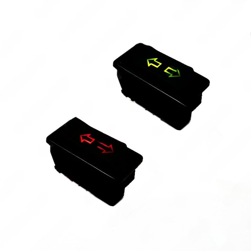 Generic Universal Dual Arrow Car Window Switch 12V/24V Red Light 