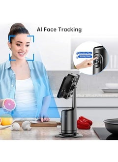 ShebSheb Auto Face Tracking Tripod - 360° Rotation Auto Tracking Phone Holder, No App, Phone Camera Mount with Remote and Gesture Control, Rechargeable Smart Shooting Holder for Video Recording, Tiktok  - Image 5