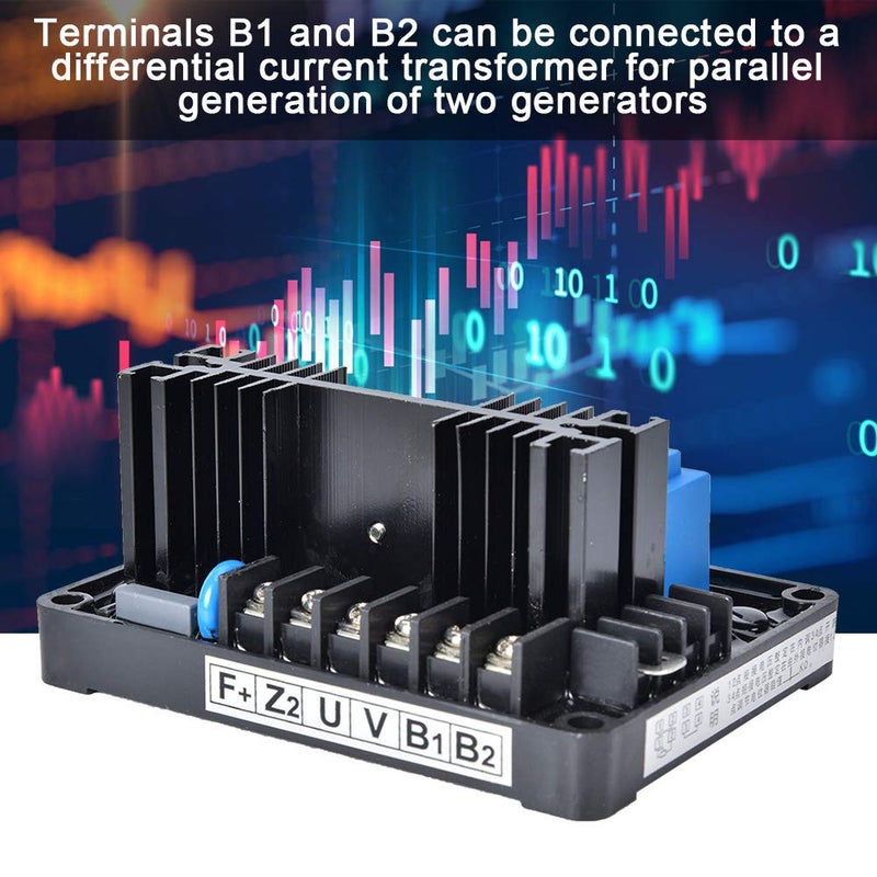 Hilitand Automatic Voltage Regulator AVR, AVR 15A GB-120 380/400VAC Automatic Voltage Regulator for 3-Phase Carbon Brush Generator, Power Converters, HILITAND6APVSGGFC7 - Image 5