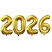 GOER 2026 Foil Number Balloons for 2026 New Year Eve Festival Party Supplies Graduation Decorations Gold32 Inch - Image 3