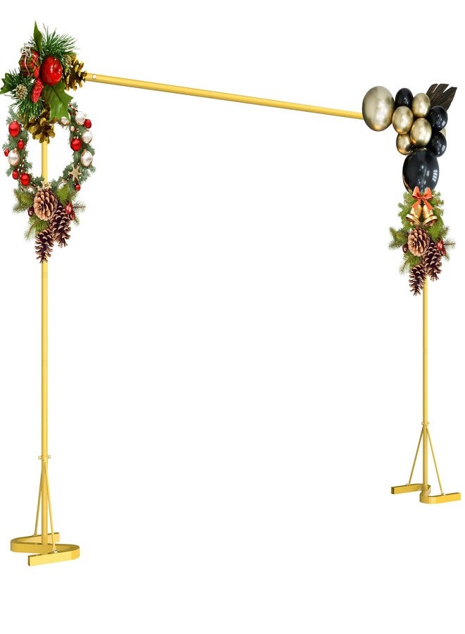 HAITRAL Gold Backdrop Stand Photo Studio Adjustable Background Stand - Image 1