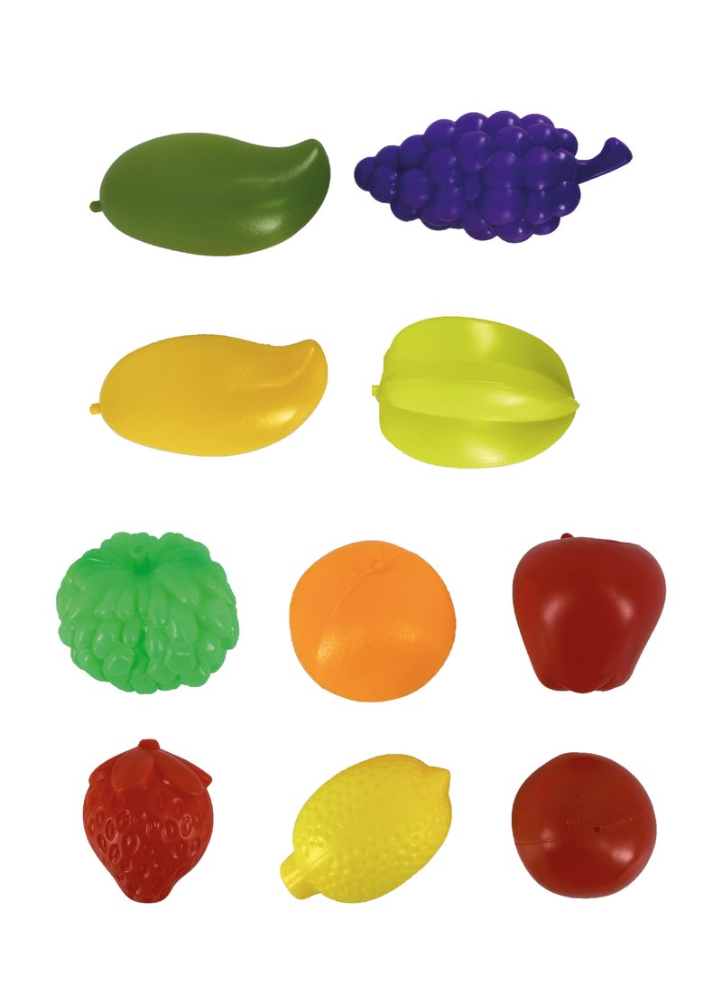 10pcs Simulation Fruit Model Set, Children's Early Education Educational Tools - Image 2