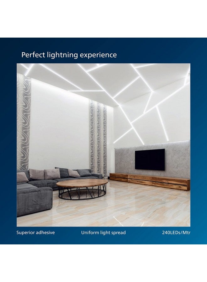 PHILIPS Polycarbonate LED Profile Light for Ceiling|5-Meter LED Strip Light for Home Decoration|Profile Shine, Natural White|Pack of 1 (Driver Required Separately) - Image 3