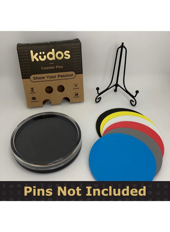 Kudos Pin Display Case with Stand - Shadow Box for Lapel Pin, Collector Pin - Display Board for Pin Collection - Image 3