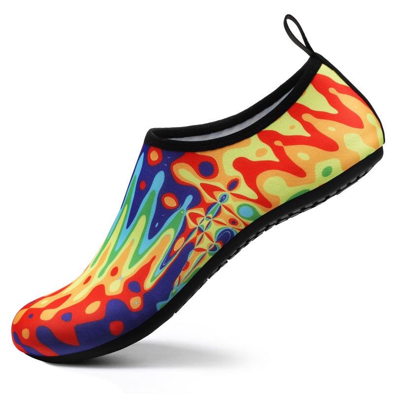 ATHMILE Water Shoes for Women Men QuickDry Aqua Socks Swim Beach Barefoot Yoga Exercise Wear Sport Accessories Pool Camping Must Haves Adult Youth Size 78Women67Men - Image 2
