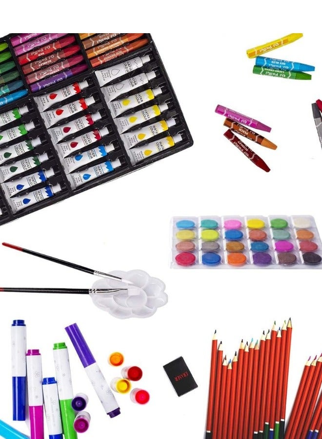 Kids Art Set - Complete Coloring Set, Drawing Set with Crayons, Pencils and 145 Piece Art Set - Gift for Girls and Kids Ages 6 and Up (Space)  - Image 2