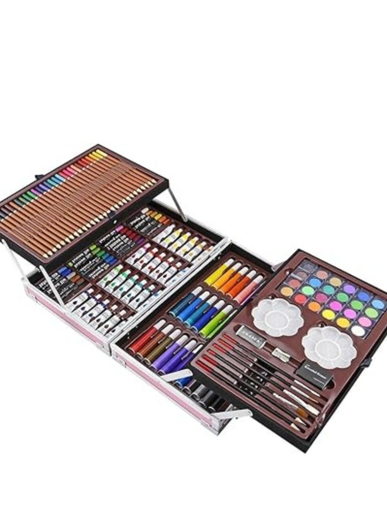 Kids Art Set - Complete Coloring Set, Drawing Set with Crayons, Pencils and 145 Piece Art Set - Gift for Girls and Kids Ages 6 and Up (Space)  - Image 3