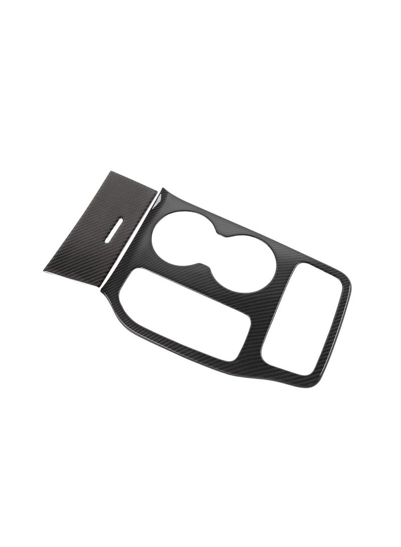 Real Carbon Fiber Gear Shift Cup Holder Cover Trim for Jeep Grand Cherokee 2016-2021 - Image 4