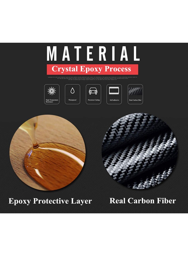 Real Carbon Fiber Gear Shift Cup Holder Cover Trim for Jeep Grand Cherokee 2016-2021 - Image 3