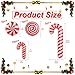 Villorem 25Pcs Christmas Candy Cane Balloons Red Round Candy Foil Balloons for Christmas Birthday Party Holiday Photo Backdrop Candies Theme Decoration Party Supplies - Image 4