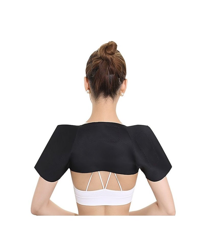 Self Heating Shoulder Pads Cervical Spine Protection Set For Middle Aged And Elderly Autumn Winter Anti Cold Warm Shoulder Pads Christmas Halloween Gift Model M 1 Set - Image 5