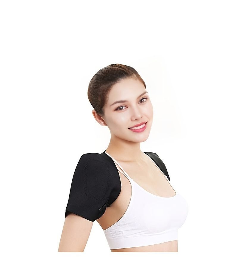 Self Heating Shoulder Pads Cervical Spine Protection Set For Middle Aged And Elderly Autumn Winter Anti Cold Warm Shoulder Pads Christmas Halloween Gift Model M 1 Set - Image 2