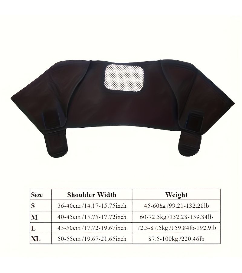Self Heating Shoulder Pads Cervical Spine Protection Set For Middle Aged And Elderly Autumn Winter Anti Cold Warm Shoulder Pads Christmas Halloween Gift Model M 1 Set - Image 3