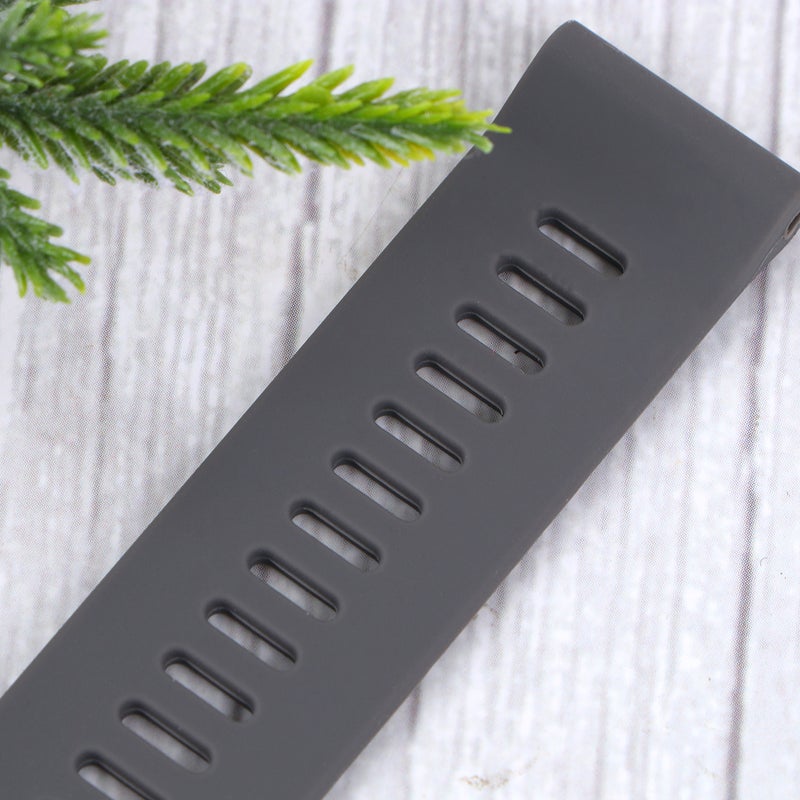 Silicone Grey Strap PC Hard Rubber Anti drop Protective Shell Compatible for Garmin forerunner 945 and 935 - Image 3