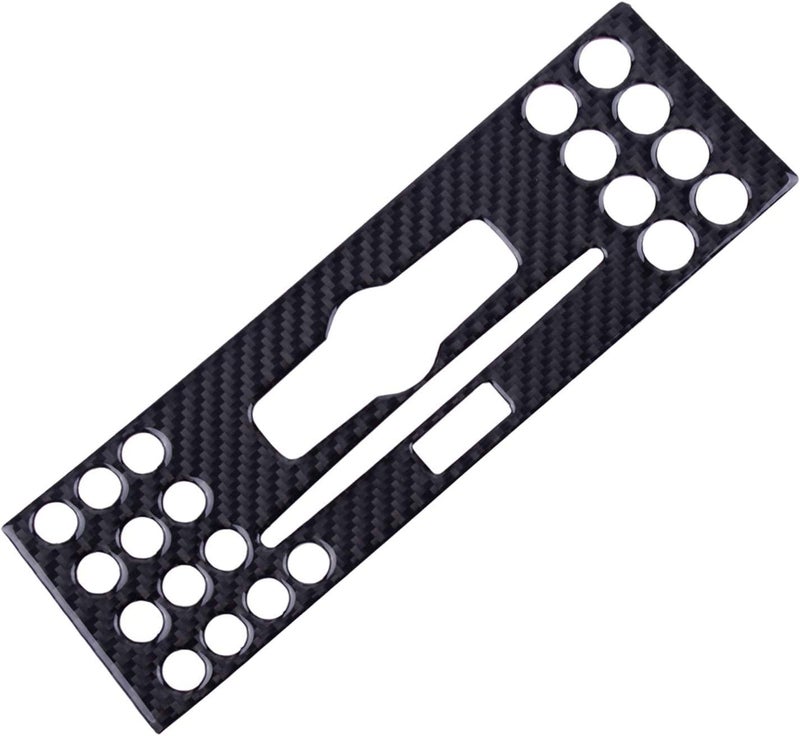 QASULER Carbon Fiber Style Console Trim for Mercedes-Benz C Class W204 - Image 1