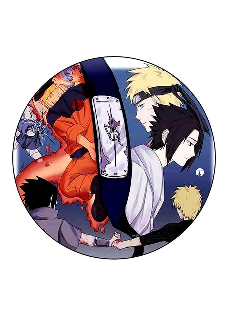 RKN Anime Naruto Printed Fridge Magnet  Round  Multicolour - Image 1