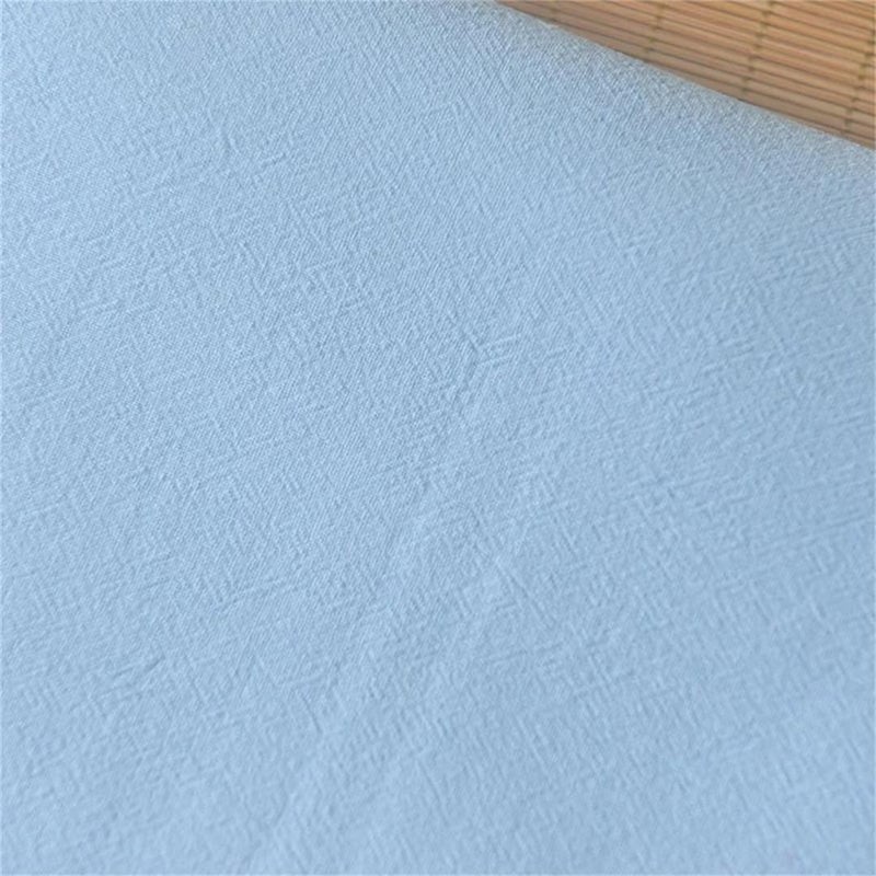 Pleated Washed Cotton Linen Fabric for Garments Curtains Daily Handmade Sewing Crafts - Image 1